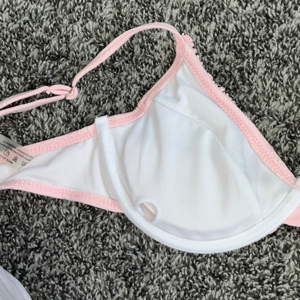 Pink Eyelet Bikini Set - Picture 4 of 4